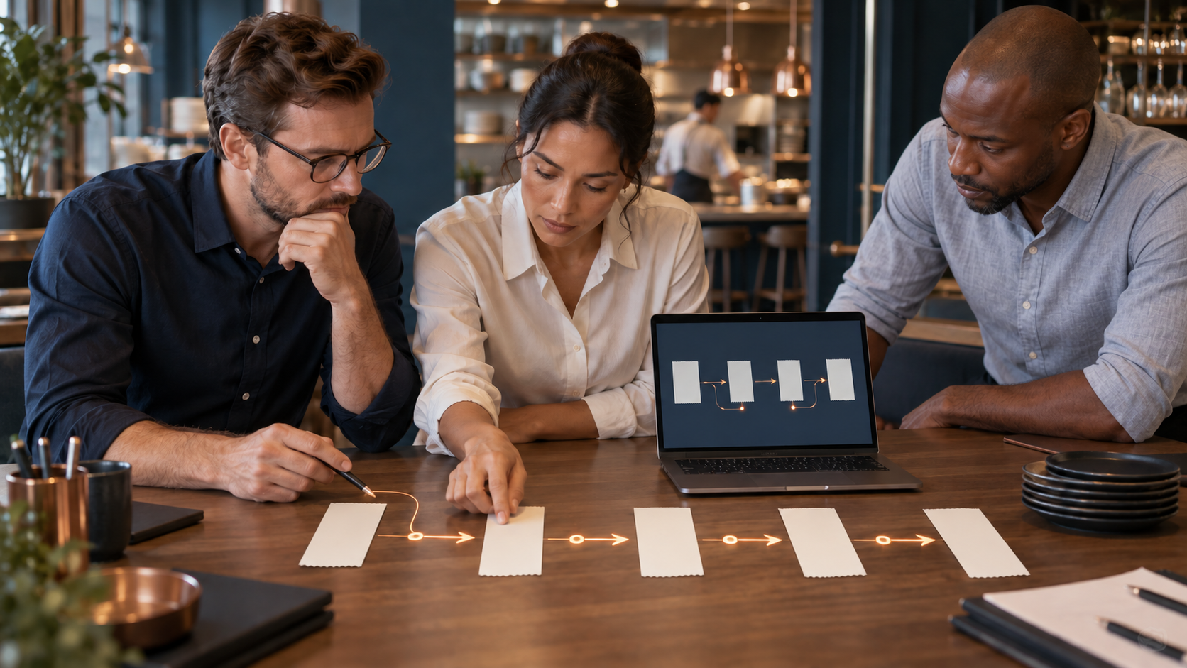 Finance and operations team tracing blank corrected records across an unbranded workflow